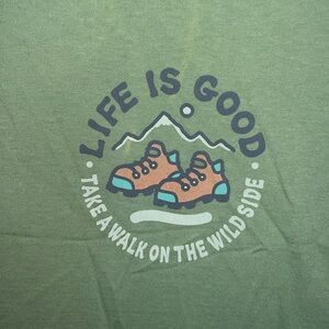 LIFE IS GOOD “TAKE A WALK ON THE WILD SIDE” LS TEE